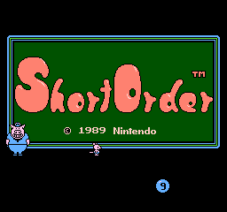 Short Order + EggSplode! title screenshot